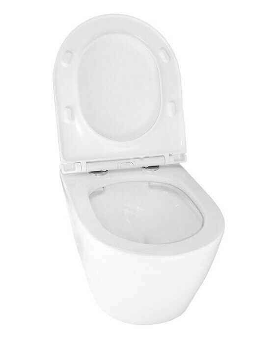 Azario Uno унитаз подвесной безободковый с сидением микролифт AZ-2380