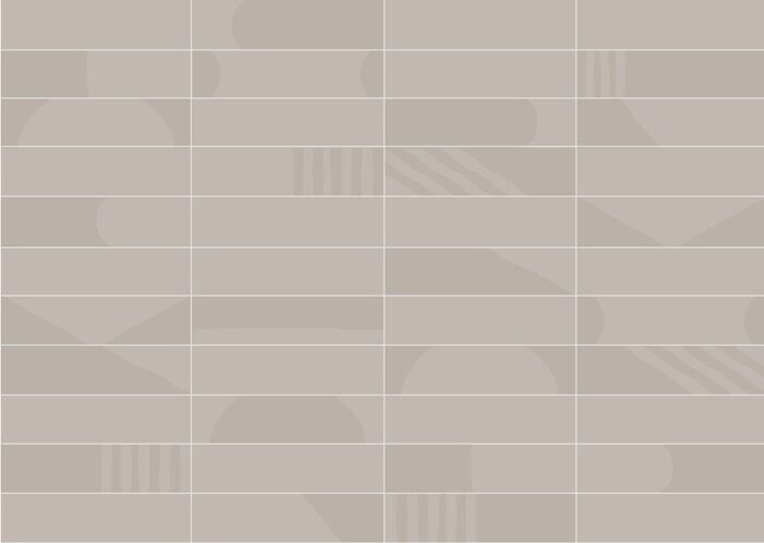 Rivera Cashmere Smile Tile керамическая плитка матовая 7.5x30см