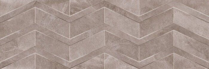 Evan Chevron Delacora настенная плитка коричневая матовая с узором 24,6х74см