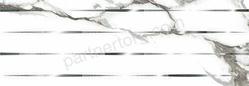 Royal Bianco Platino декоративная керамическая плитка белая глянцевая Kerlife