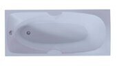 Европа ванна акриловая Aquatek 180х80см с каркасом и сливом-переливом