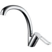 HB41556-2 Haiba Смеситель для кухни хром однорычажный, полая ручка