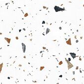 Terazzo Bianco цветной матовый карвинг керамогранит 60х60см Laparet