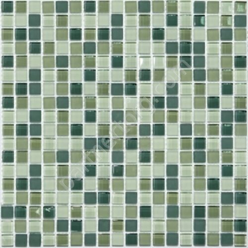 Зеленая стеклянная мозаика Exclusive series S-844