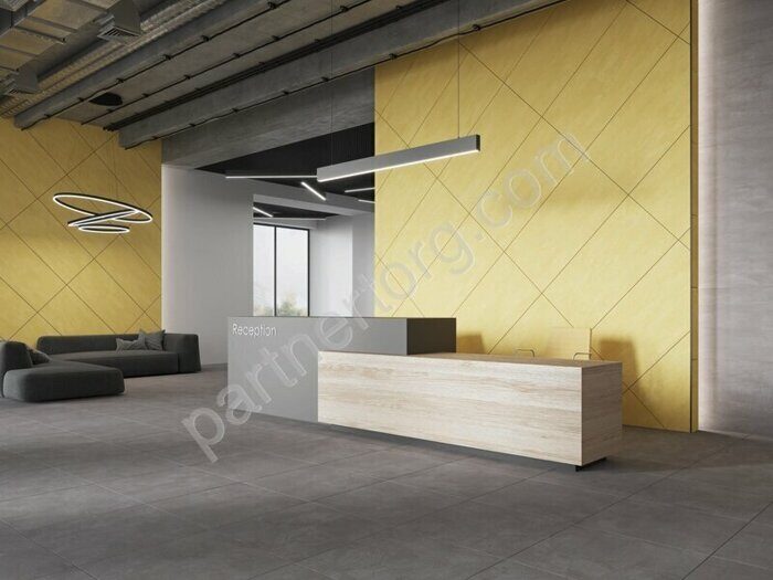 Spectrum Yellow SR04 желтый неполированный керамогранит 60х120см Estima