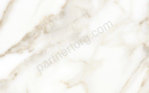 Calacatta Gold белая глянцевая керамическая плитка 25х40см Global Tile