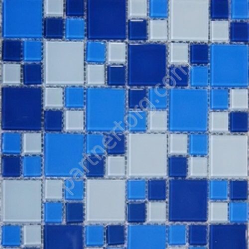 Синяя стеклянная мозаика Crystal series S-460