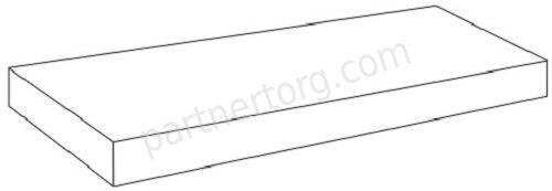 Ступень Supernova Stone Pearl Scalino laterale sx керамогранит 33х60см Atlas Concorde