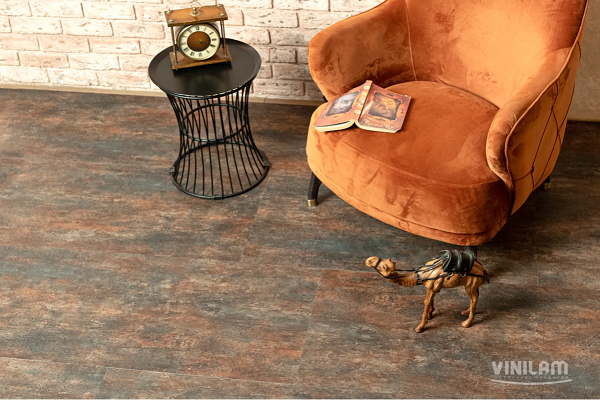 Керамическая Сталь LVT клеевая плитка ПВХ Vinilam Ceramo Stone Glue 2,5 мм