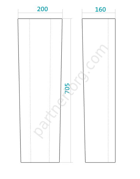 Бореаль, Сенатор, Консул пьедестал для  умывальника белый Santek