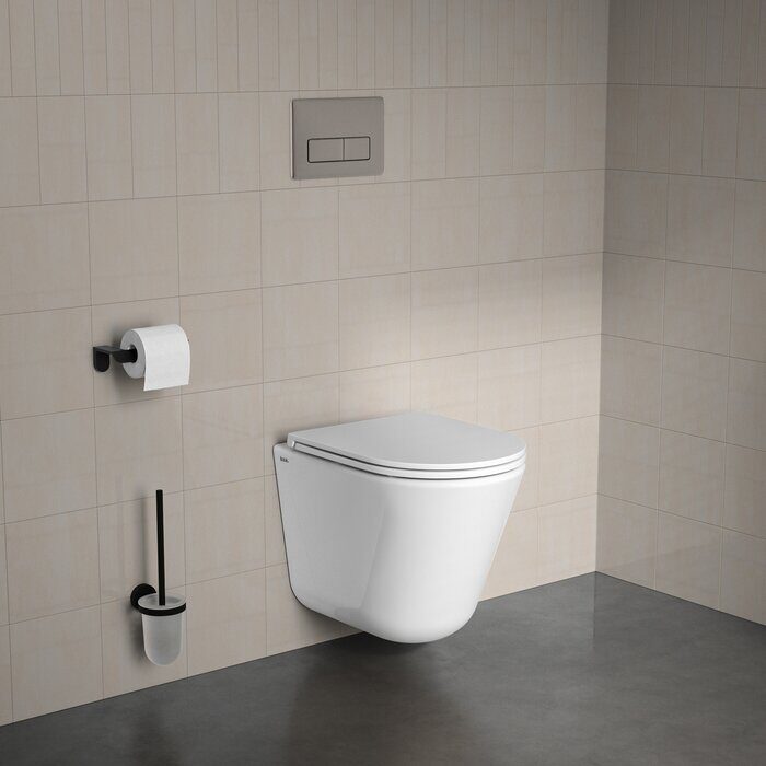 Ray Подвесной унитаз безободковый Iddis с сиденьем RAYRDSEi25