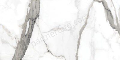 Arabescato Bianco керамическая плитка белая глянцевая 63х31,5см Kerlife