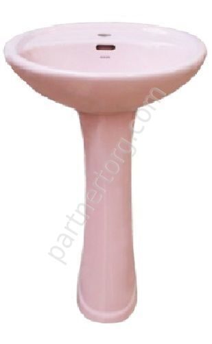 Умывальник с пьедесталом Huida HD4, LP светло-розовый
