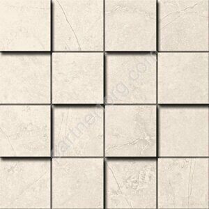 Marmulla Chess-3D Light Beige MA02 бежевый полированный керамогранит 30х30см Estima Мозаика