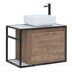 Nova Lite LOFT 75 дуб рустикальный тумба для ванной комнаты правая Aquanet