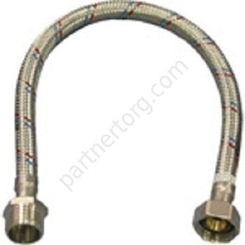 Подводка для воды нержавеющая сталь внутренняя-наружная резьба,  1/2"