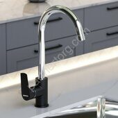 Смеситель для кухни двухцветный черный 790720000 Origin Balance