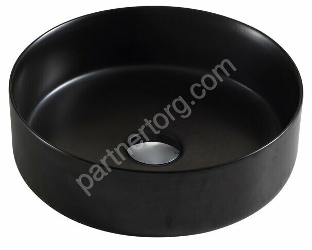Azario черная раковина настольная 35,5х35,5х12см AZ-3134-MB