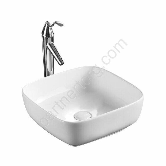 Azario Trend белая раковина настольная 40х40х14см AZ41016