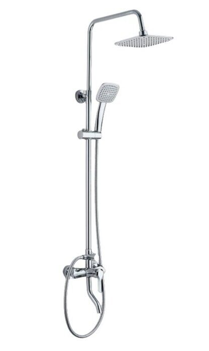 Omega 7701 душевая система со смесителем,  верхним и ручным душем