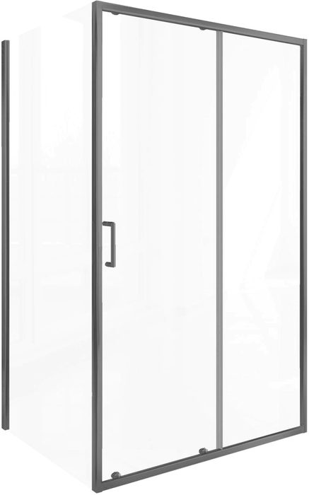 Lite SP-80-C-GM боковая панель 80см, стекло прозрачное, профиль сталь