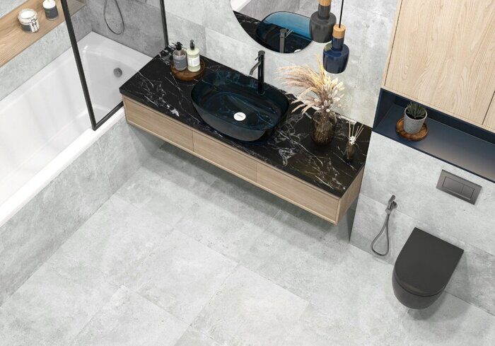 Walter Gray Delacora керамогранит светло-серый матовый 120х60см