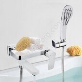 Noar Gappo G3248 смеситель для ванны белый хром