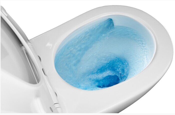 Azario Berton AZ-6093 унитаз безободковый Торнадо с крышкой-сидением, микролифт