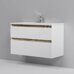 M85AFHX1002WG X-Joy, База под раковину, подвесная, 100 см, 2 ящика, белый глянец