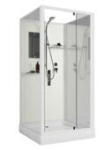 Niagara Standart ST90/15Q/BK душевая кабина без крыши  квадратная 90х90х200 см, пристенно-фронтальная, низкий поддон