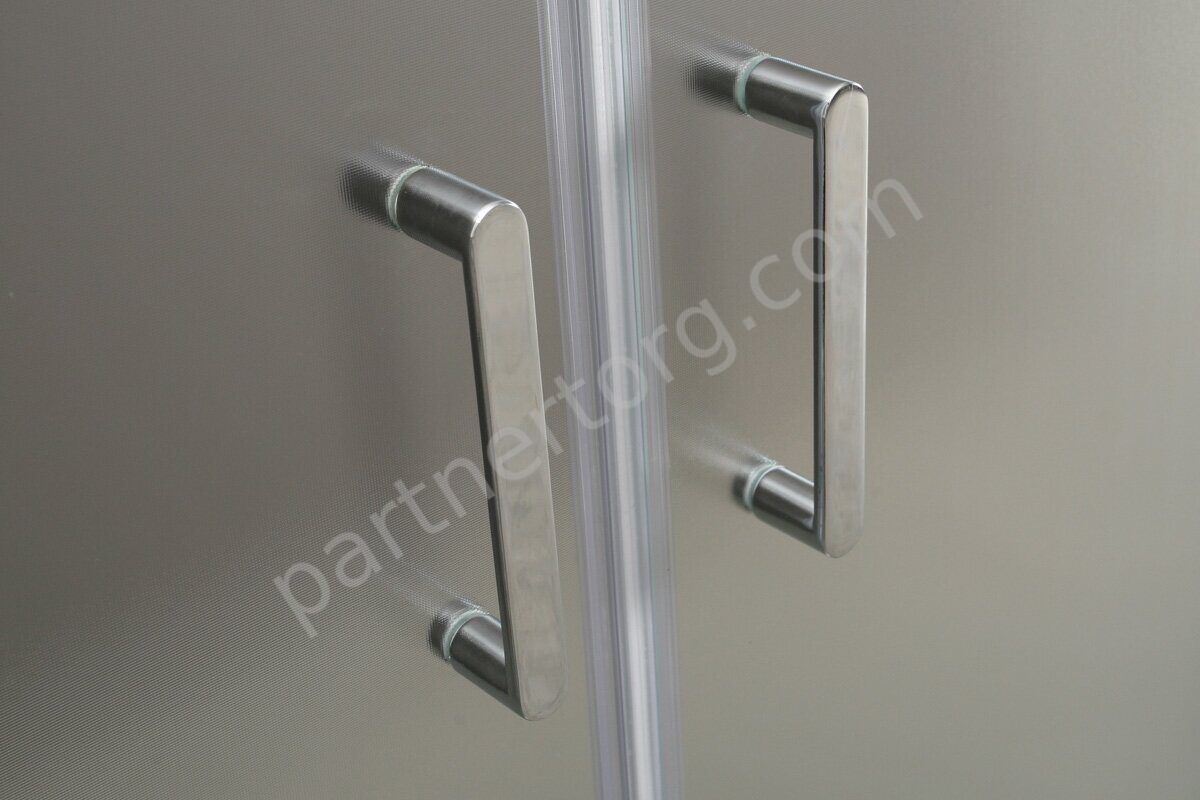 BelBagno UNIQUE-BF-2-170/200-P-Cr душевая дверь (170-200)х190 см раздвижная, стекло рифленое, профиль хром