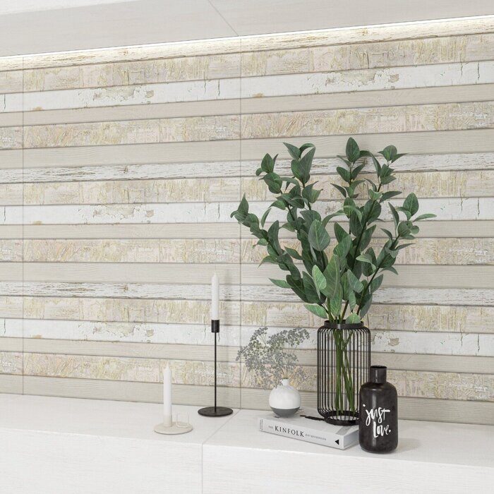 Scandi Style Beige декор цветной полуматовый sugar-эффект 31х63см Azori