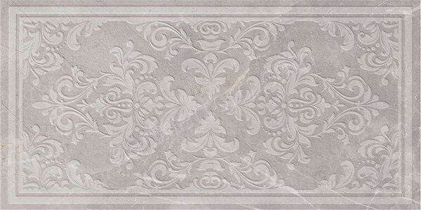 Charme Evo Imperiale Inserto Broccato патинированная декоративная вставка серая Italon 30х60см
