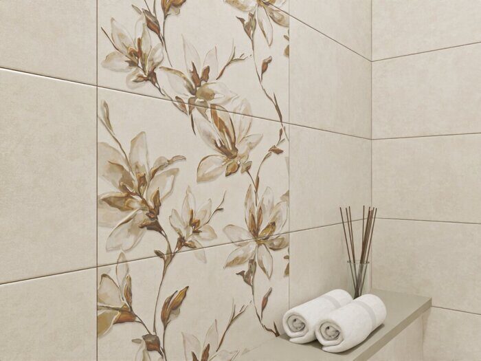 Palladio Ivory настенная плитка бежевая матовая 31х63см Azori