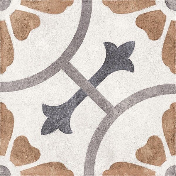 Carpet A17932 керамогранит орнамент многоцветный матовый 30х30см Cersanit