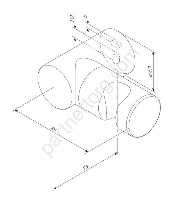 Держатель для душа хром AM.PM F0500864