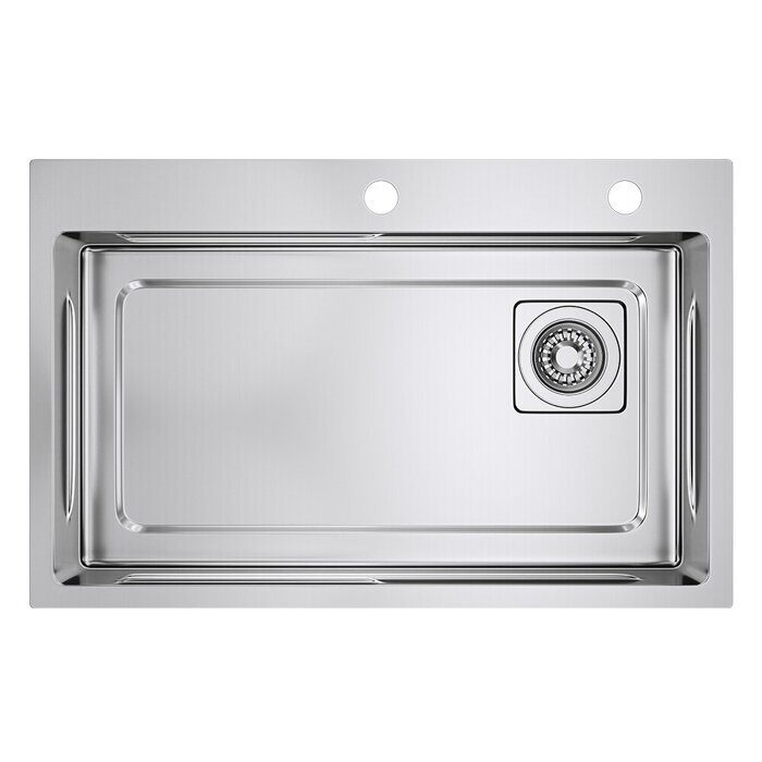 R702.7246.05 Мойка кухонная стальная Raglo профессиональная ручная работа, сатин