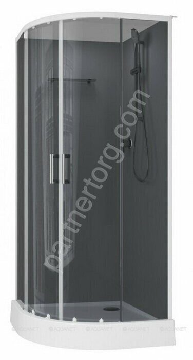 Passion EVO душевая кабина 90х90см прозрачное тонированное стекло, набор 3 Aquanet