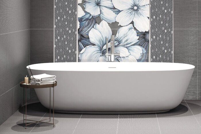 Devore Gris мозаика графитовая 30х30,4см Azori