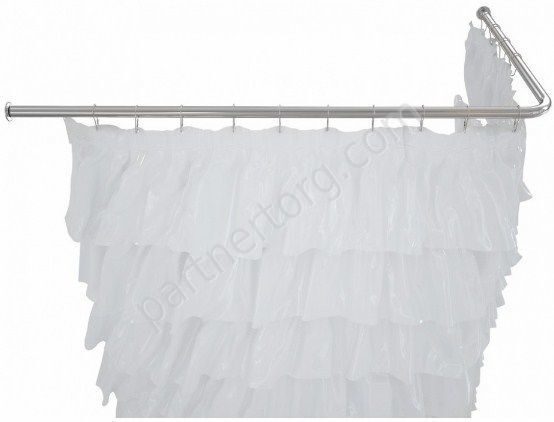 Карниз квадратный 80см для шторки над поддоном 1 Марка