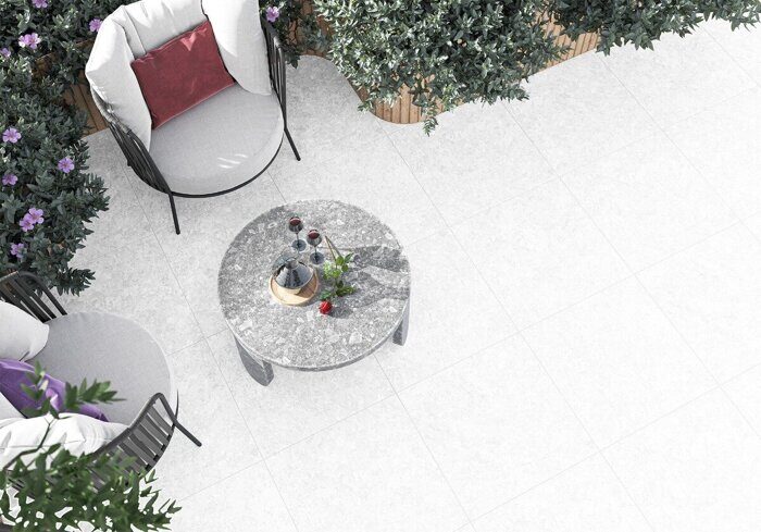 Play White New Trend керамогранит белый лаппатированный 60Х60см