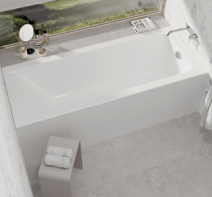 Marry ванна акриловая прямоугольная 170х70см Alba Spa