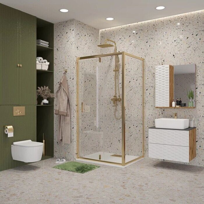 Niagara Nova NG-43-11AG-A90G душевое ограждение 110х90см, распашная дверь