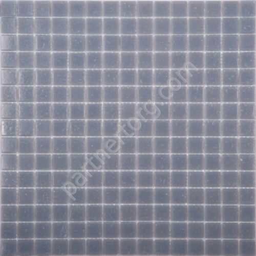 Светло-серая стеклянная мозаика Econom series AD03
