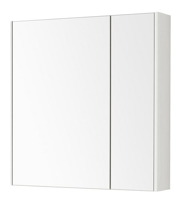 Беверли 80 см зеркальный шкаф подвесной белый для ванной комнаты Aquaton
