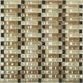 Бежево-белая комбинированная мозаика Exclusive series S-813