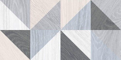 Village голубая матовая керамическая плитка 25x50см Laparet 34008