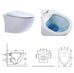 B207OK-SET комплект  подвесной унитаз Calypso CS207OK и инсталляции CS501A