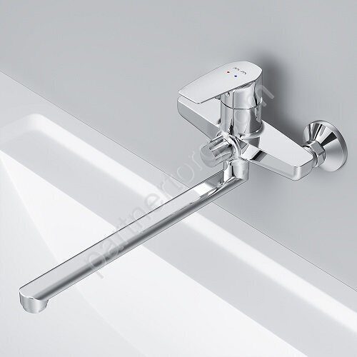 Gem Am.Pm смеситель для ванны/душа, излив 320 мм, хром, F90A90000