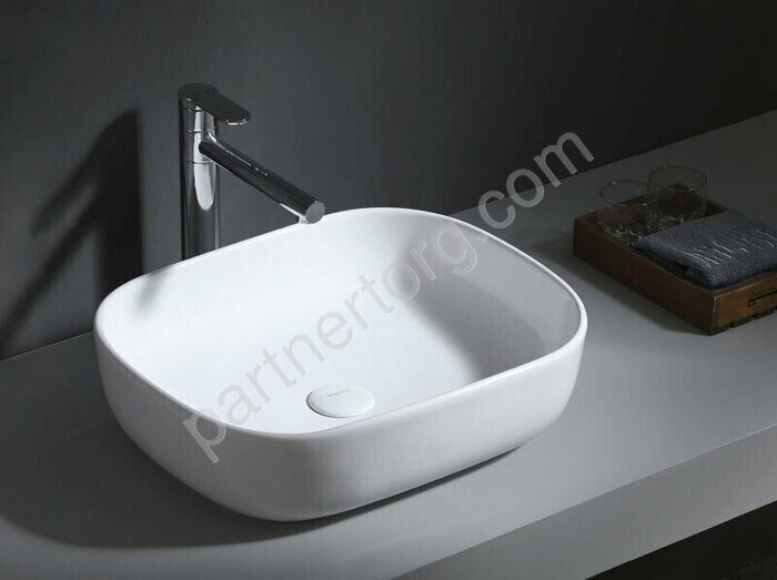 Azario Trend белая раковина настольная 50х40х13,5см AZ41015